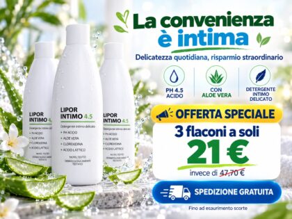 3 Confezione di Lipor Intimo 4.5
